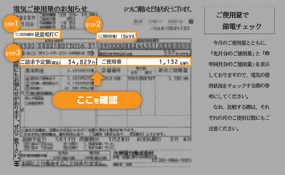 電気ご使用量のお知らせ